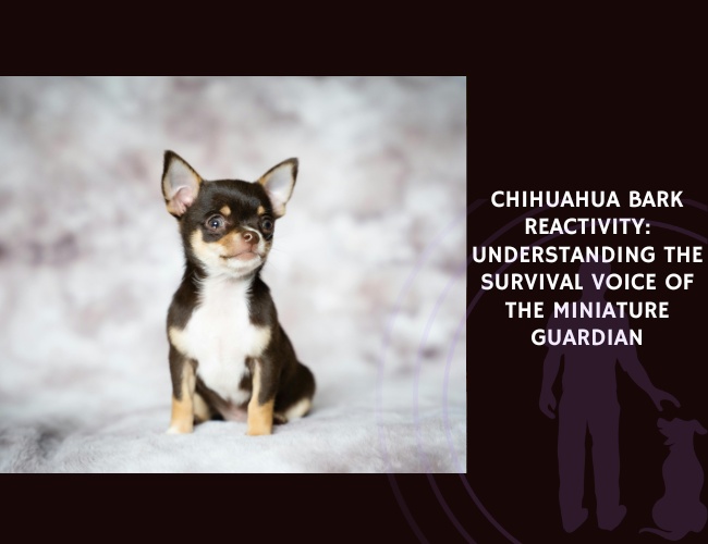 Chihuahua Bark Reactivity Understanding the Survival Voice of the Miniature Guardian