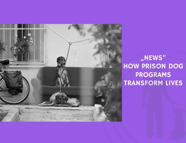 How Prison Dog Programs Transform Lives