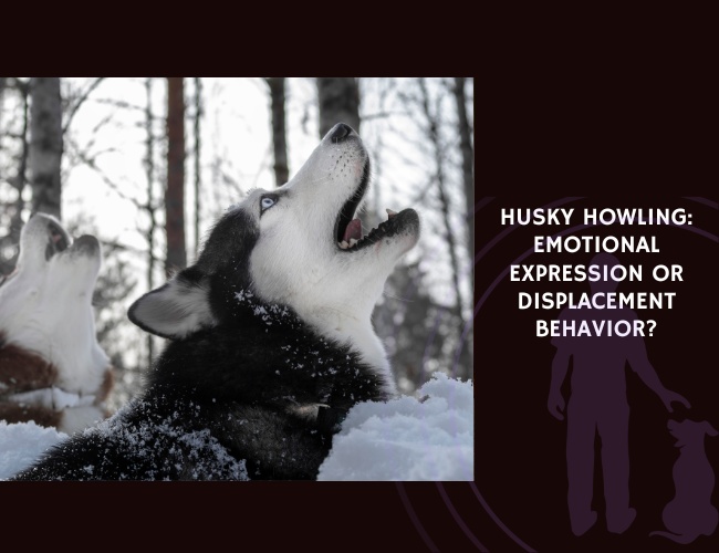 Husky Howling Emotional Expression or Displacement Behavior
