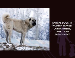 Kangal Dogs in Modern Homes Containment, Trust, and Engagement