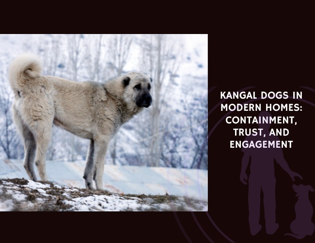 Kangal Dogs in Modern Homes Containment, Trust, and Engagement