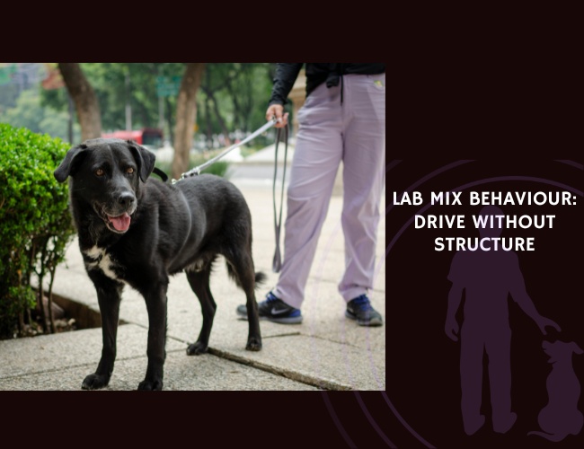Lab Mix Behaviour Drive Without Structure
