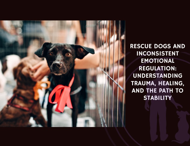Rescue Dogs and Inconsistent Emotional Regulation Understanding Trauma, Healing, and the Path to Stability