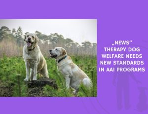 Therapy Dog Welfare Needs New Standards in AAI Programs