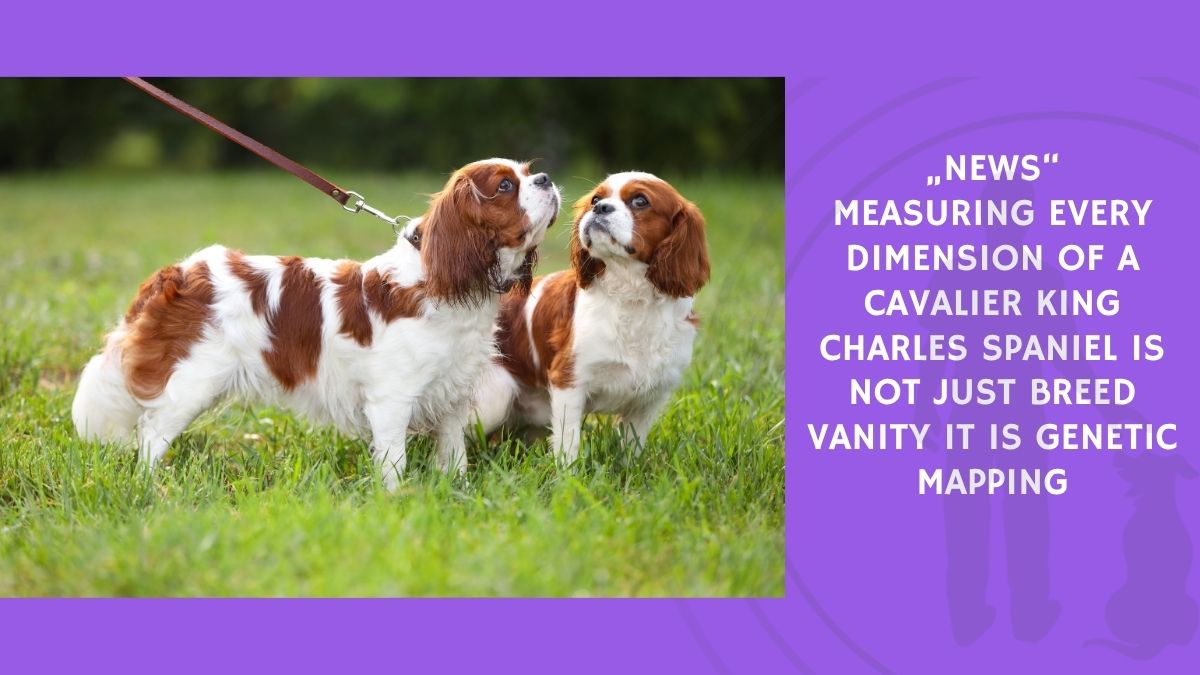 Measuring Every Dimension of a Cavalier King Charles Spaniel Is Not Just Breed Vanity It Is Genetic Mapping