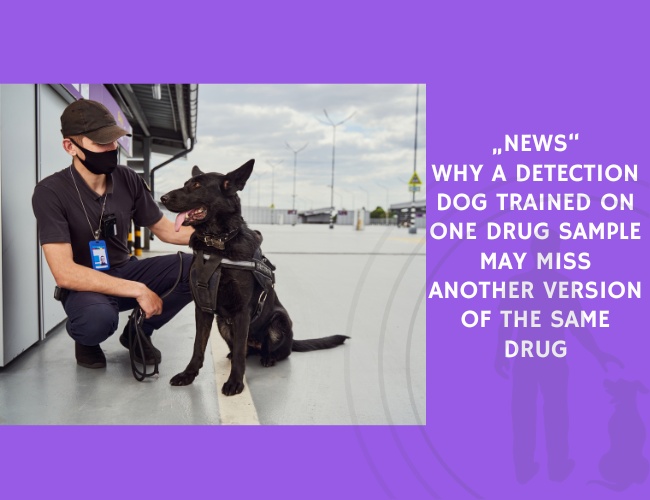 Why a Detection Dog Trained on One Drug Sample May Miss Another Version of the Same Drug